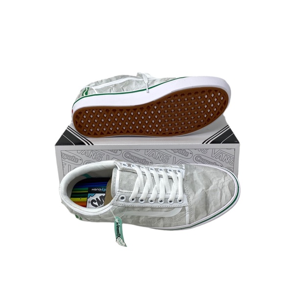 💖MEGA SALE💖VANS Old Skool ComfyCush Crayola White Women   Canvas  VN0A5DYCB1S - Picture 9 of 11